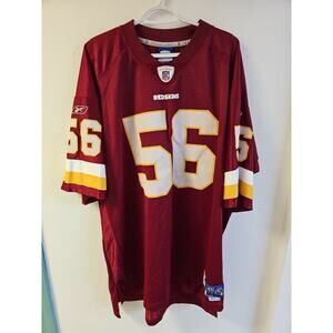 Reebok Vintage NFL Redskins Lavar Arrington #56 Football Jersey Men’s Size 4XL